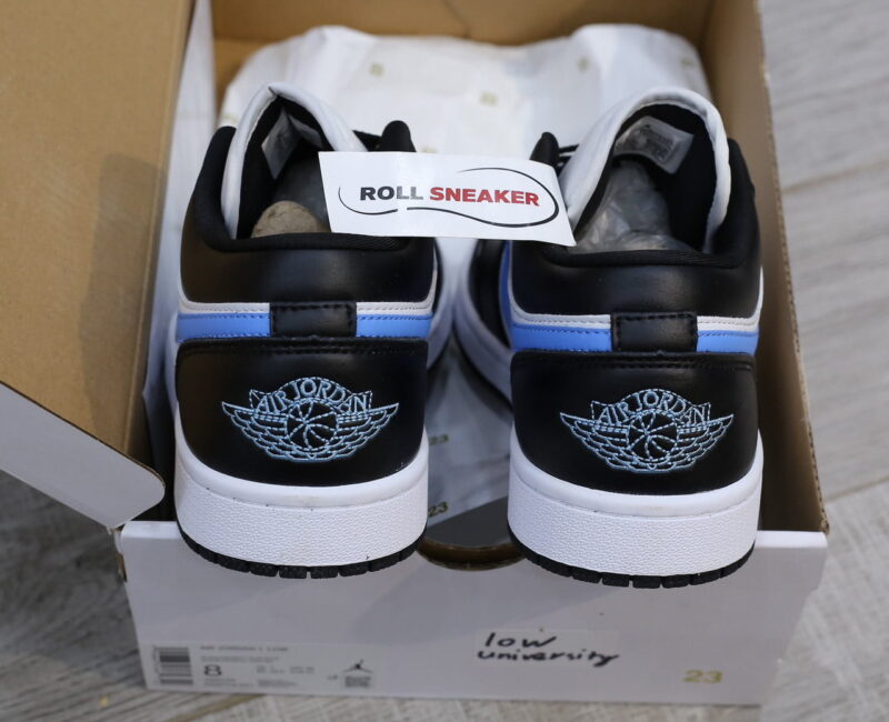 Giày Nike Wmns Air Jordan 1 Low ‘Black University Blue’ Like Auth