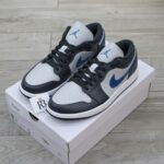 Giày Wmns Air Jordan 1 Low Anthracite Industrial Blue Best Quality