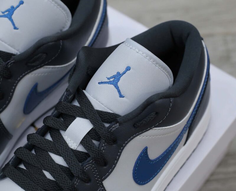 Giày Wmns Air Jordan 1 Low Anthracite Industrial Blue Best Quality