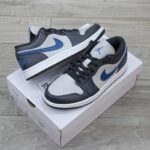 Giày Wmns Air Jordan 1 Low Anthracite Industrial Blue Best Quality