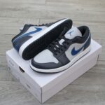 Giày Wmns Air Jordan 1 Low Anthracite Industrial Blue Best Quality