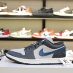 Giày Wmns Air Jordan 1 Low Anthracite Industrial Blue Best Quality