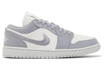 Giày Nike Air Jordan 1 Low Light 'Steel Grey' Like Auth