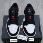 Giày Nike Air Jordan 1 Low Black Toe Best Quality