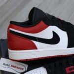 Giày Nike Air Jordan 1 Low Black Toe Best Quality