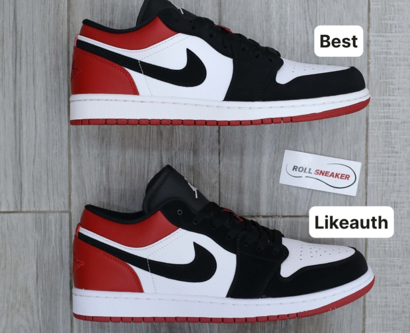 Giày Nike Air Jordan 1 Low Black Toe Best Quality