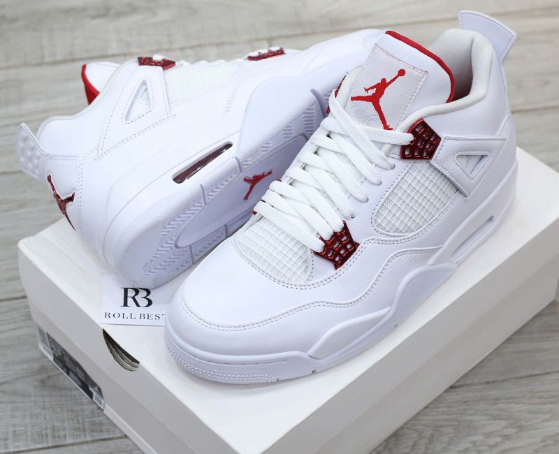 Giày Nike Air Jordan 4 Retro ‘Metallic Red’ Best Quality