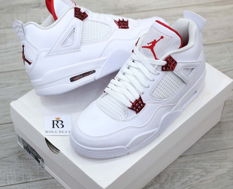 Giày Nike Air Jordan 4 Retro ‘Metallic Red’ Best Quality