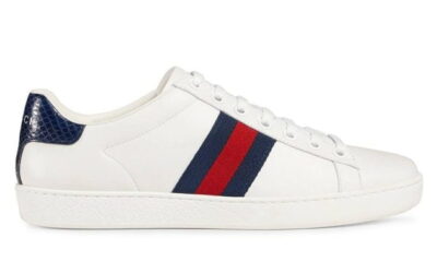 Giày Gucci Ace White Blue Red