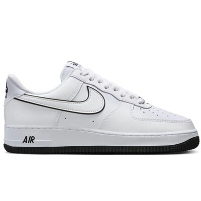Giày Nike Air Force 1 ’07 Low ‘White Black Outline Swoosh’