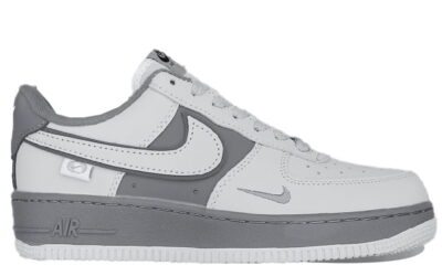 Giày Nike Air Force 1 Double White Grey Shadow