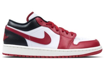 Giày Nike Air Jordan 1 Low Reverse Black Toe "W" Best Quality