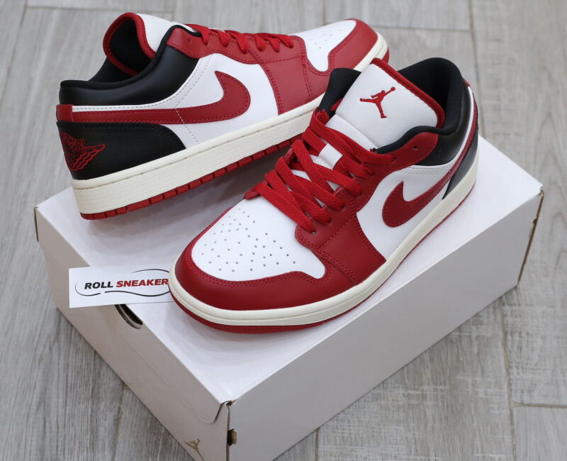 Giày Nike Air Jordan 1 Low Reverse Black Toe "W" Best Quality