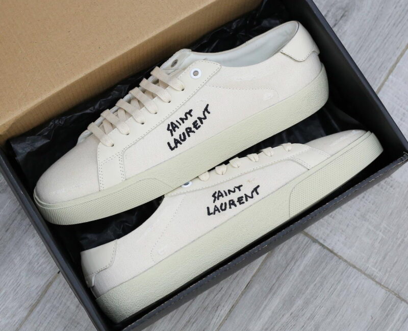 Giày Saint Laurent Court Classic trắng Best Quality