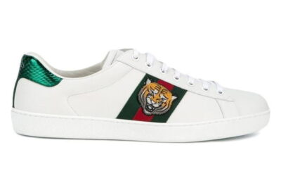 Giày Gucci Tiger họa tiết mặt hổ