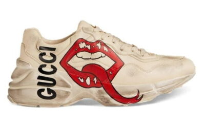 Giày Gucci Dơ Mouth Môi Bẩn