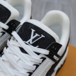 Giày Louis Vuitton LV Trainer Monogram Denim Black Best Quality