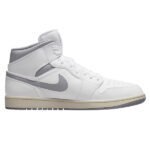 Giày Nike Air Jordan 1 ‘Mid White Stealth’ Like Auth