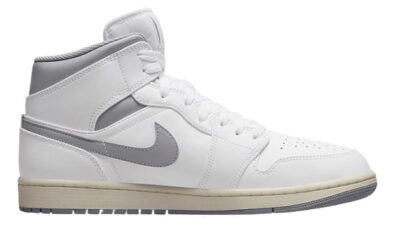 Giày Nike Air Jordan 1 ‘Mid White Stealth’ Like Auth