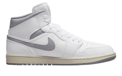 Giày Nike Air Jordan 1 ‘Mid White Stealth’ Like Auth