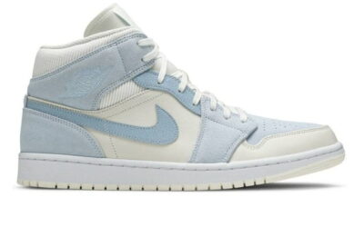 Giày Nike Air Jordan 1 Mid SE 'Sail Light Blue'