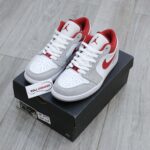 Giày Air Jordan 1 Low SE ‘Light Smoke Grey Gym Red’ Best Quality