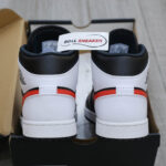 Giày Nike Air Jordan 1 Mid Black Chile Red White Best Quality