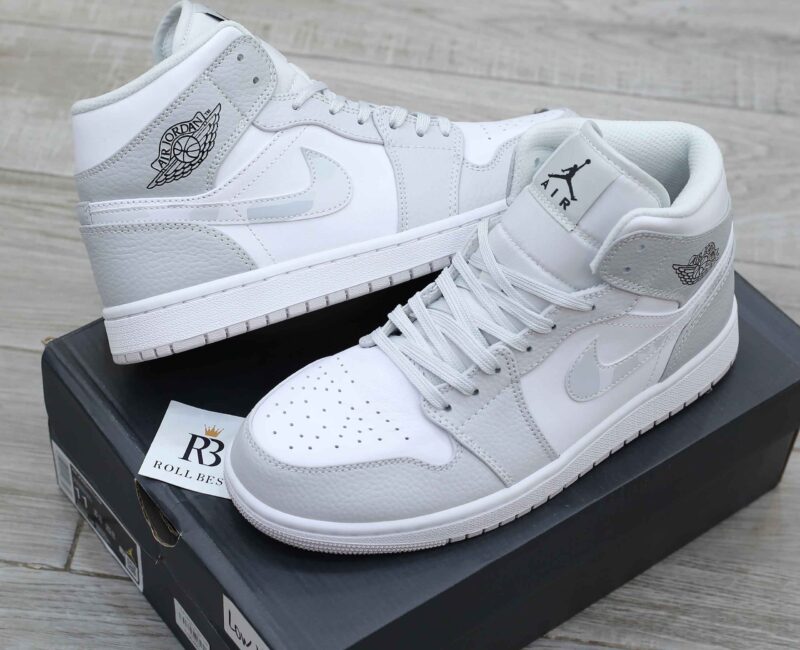 Giày Nike Air Jordan 1 Mid Grey Camo Best Quality