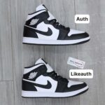 Giày Nike Air Jordan 1 Mid 'Panda' Auth