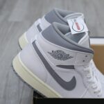 Giày Nike Air Jordan 1 ‘Mid White Stealth’ Best Quality