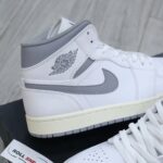 Giày Nike Air Jordan 1 ‘Mid White Stealth’ Best Quality