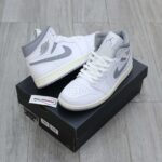 Giày Nike Air Jordan 1 ‘Mid White Stealth’ Best Quality