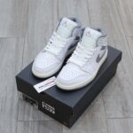 Giày Nike Air Jordan 1 ‘Mid White Stealth’ Like Auth