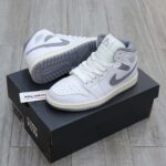 Giày Nike Air Jordan 1 ‘Mid White Stealth’ Like Auth