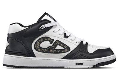 Giày Dior B57 Mid Black and White Dior Oblique Jacquard Best Quality