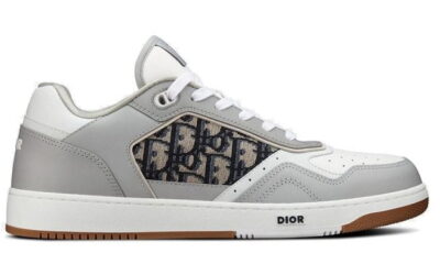 Giày Dior B27 Low Gray White họa tiết vải Dior Oblique Jacquard Best Quality