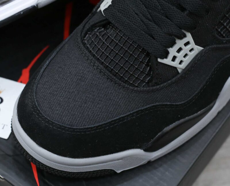 Giày Nike Air Jordan 4 Retro ‘Black Canvas’