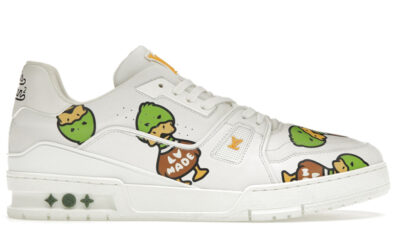 Giày Louis Vuitton LV Trainer x Nigo Duck Like Auth