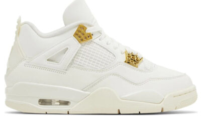 Giày Nike Air Jordan 4 Sail Metallic Gold Best Quality