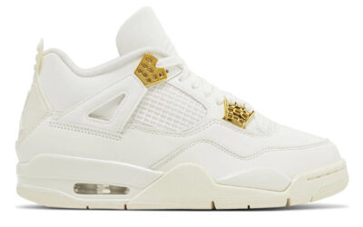 Giày Nike Air Jordan 4 Sail Metallic Gold Like Auth