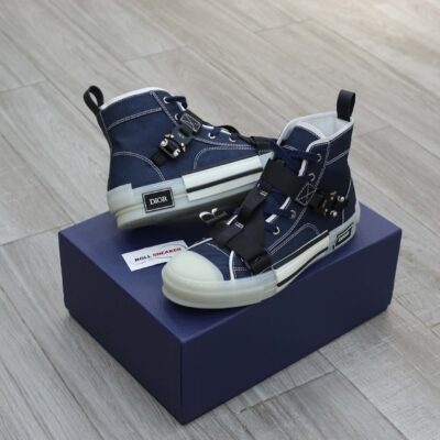 Giày Dior B23 High ‘Cobra Buckle Canvas’ Best Quality