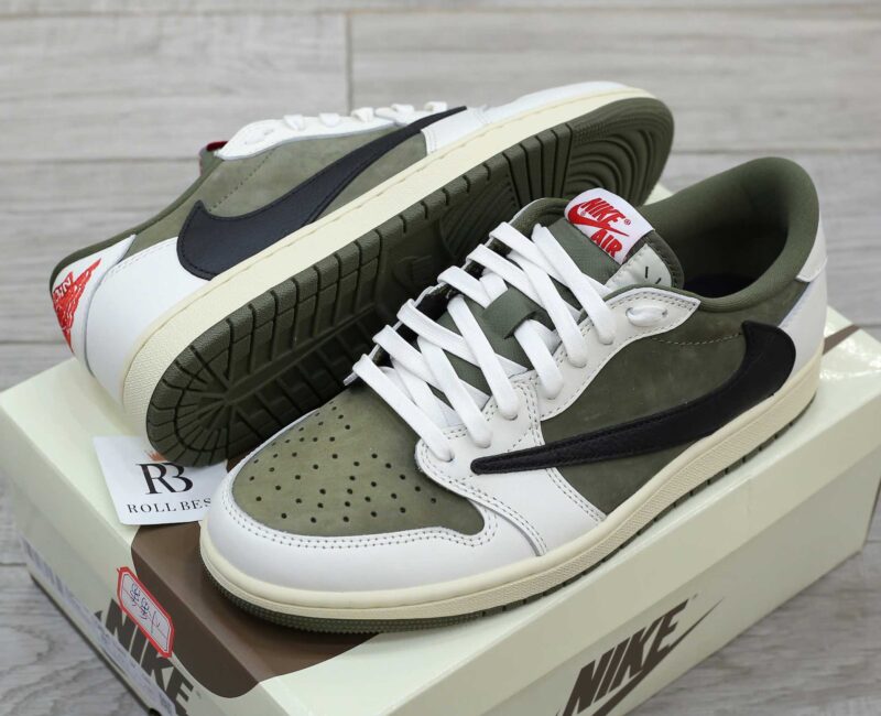 Giày Nike Jordan 1 Low OG Medium Olive Best Quality