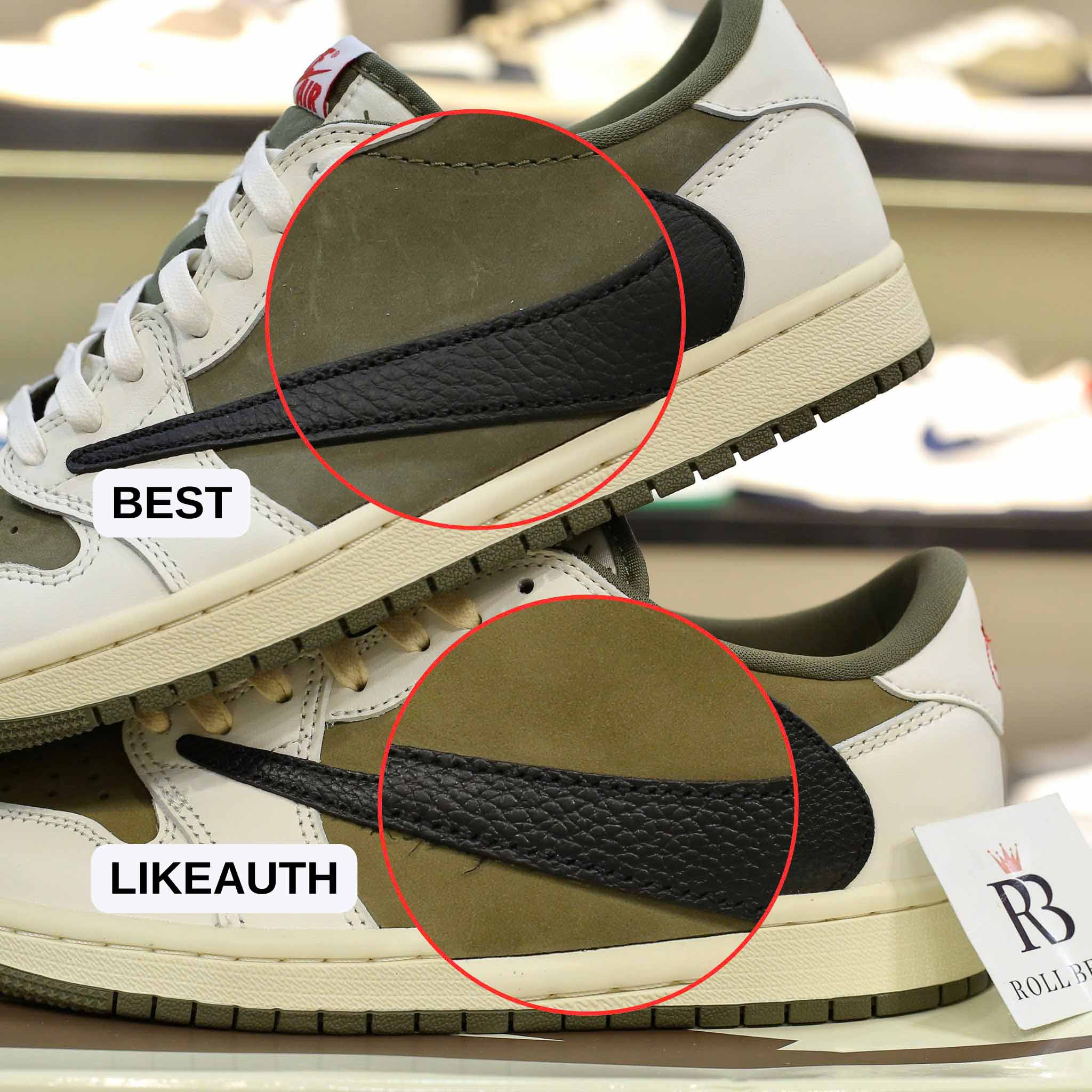 Giày Nike Jordan 1 Low OG Medium Olive Best Quality