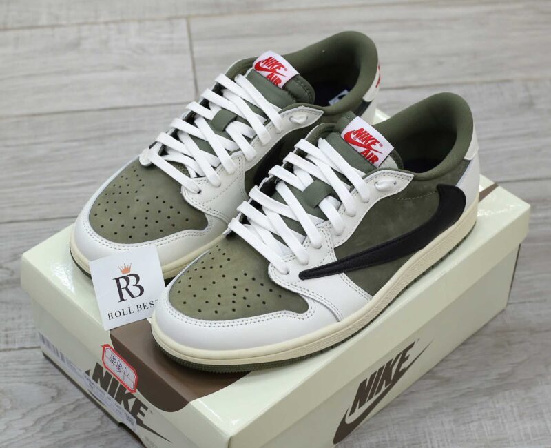 Giày Nike Jordan 1 Low OG Medium Olive Best Quality