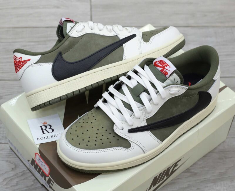 Giày Nike Jordan 1 Low OG Medium Olive Best Quality