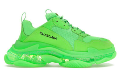 Giày Balenciaga Triple S Neon Green Clear Sole Best Quality