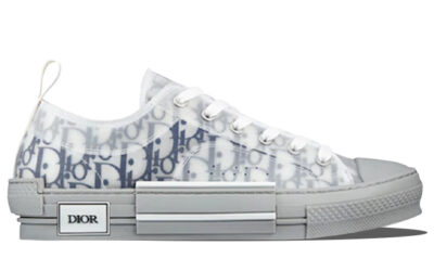 Giày Dior B23 Low White Navy Blue