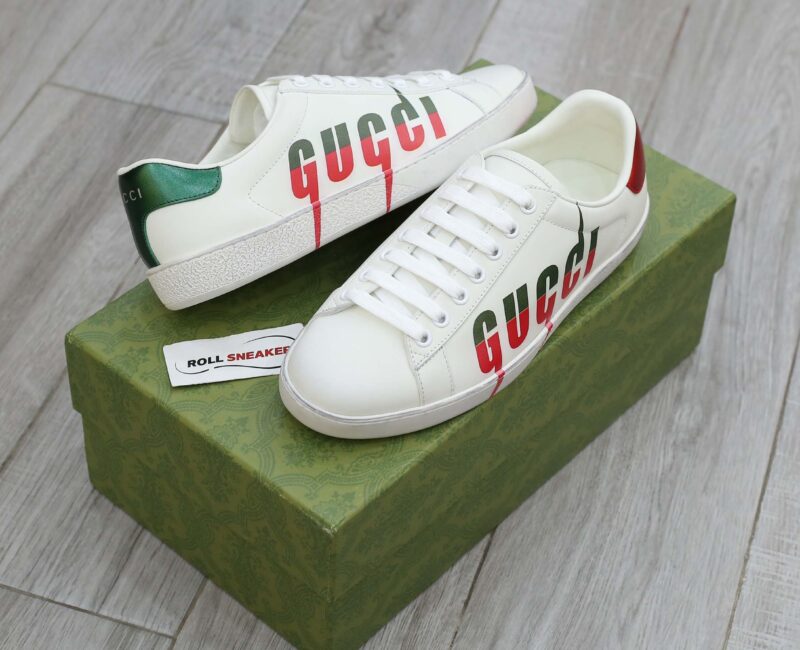 Giày Gucci Ace Sneaker with Gucci Blade Best Quality