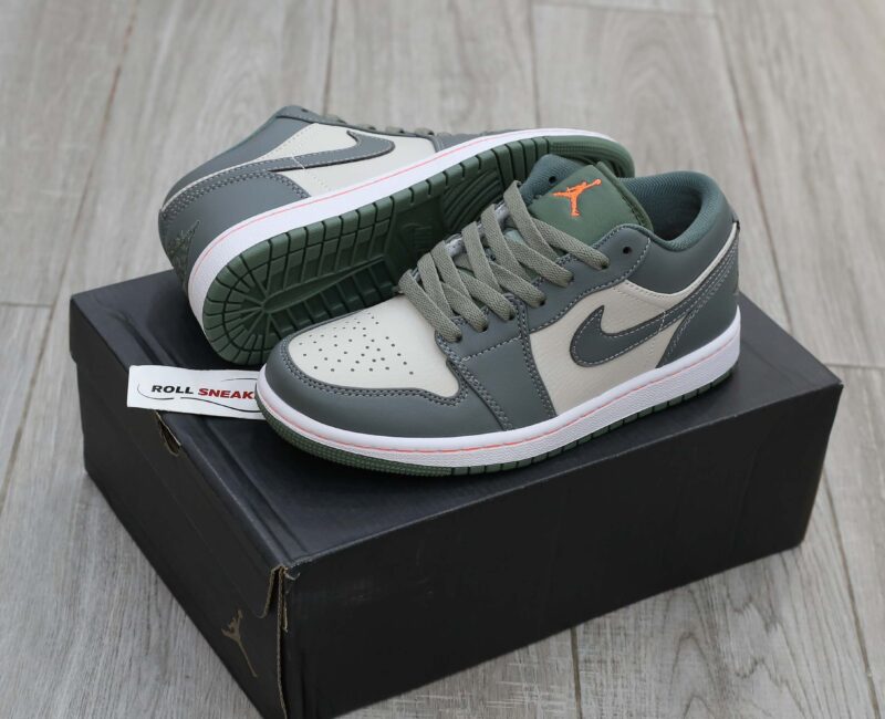 Giày Nike Air Jordan 1 Low Military Green Like Auth