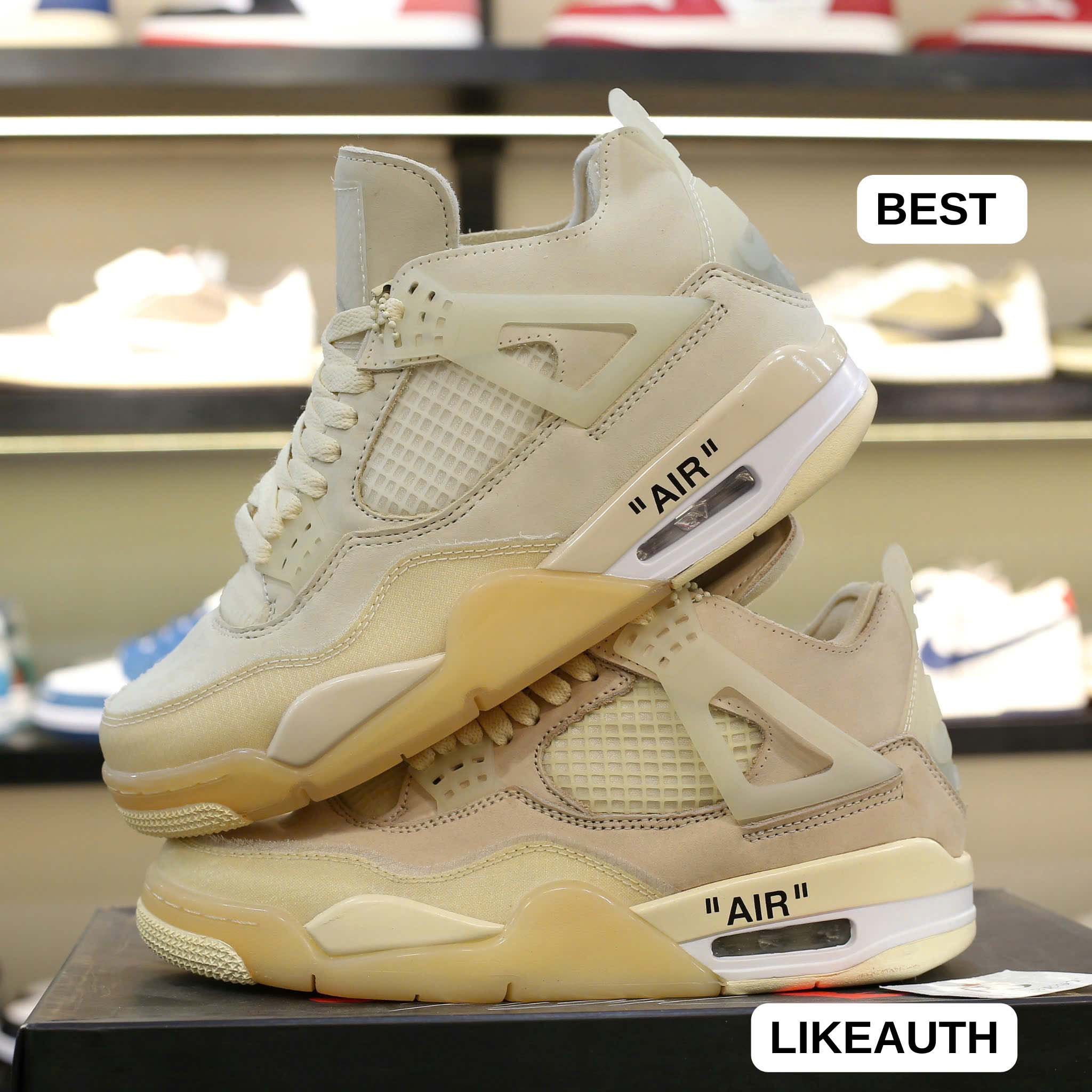 Nike Air Jordan 4 Retro Off-White Sail Best Quality